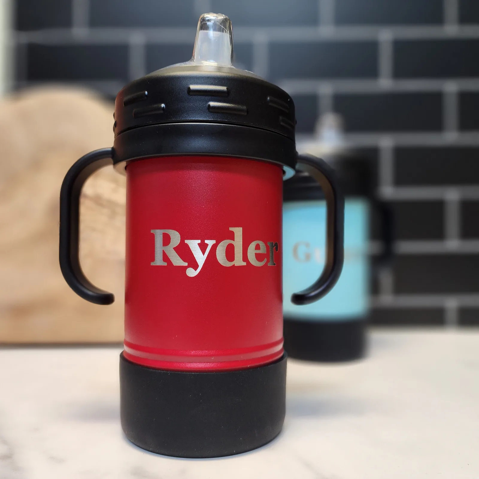 Engraved sippy cups