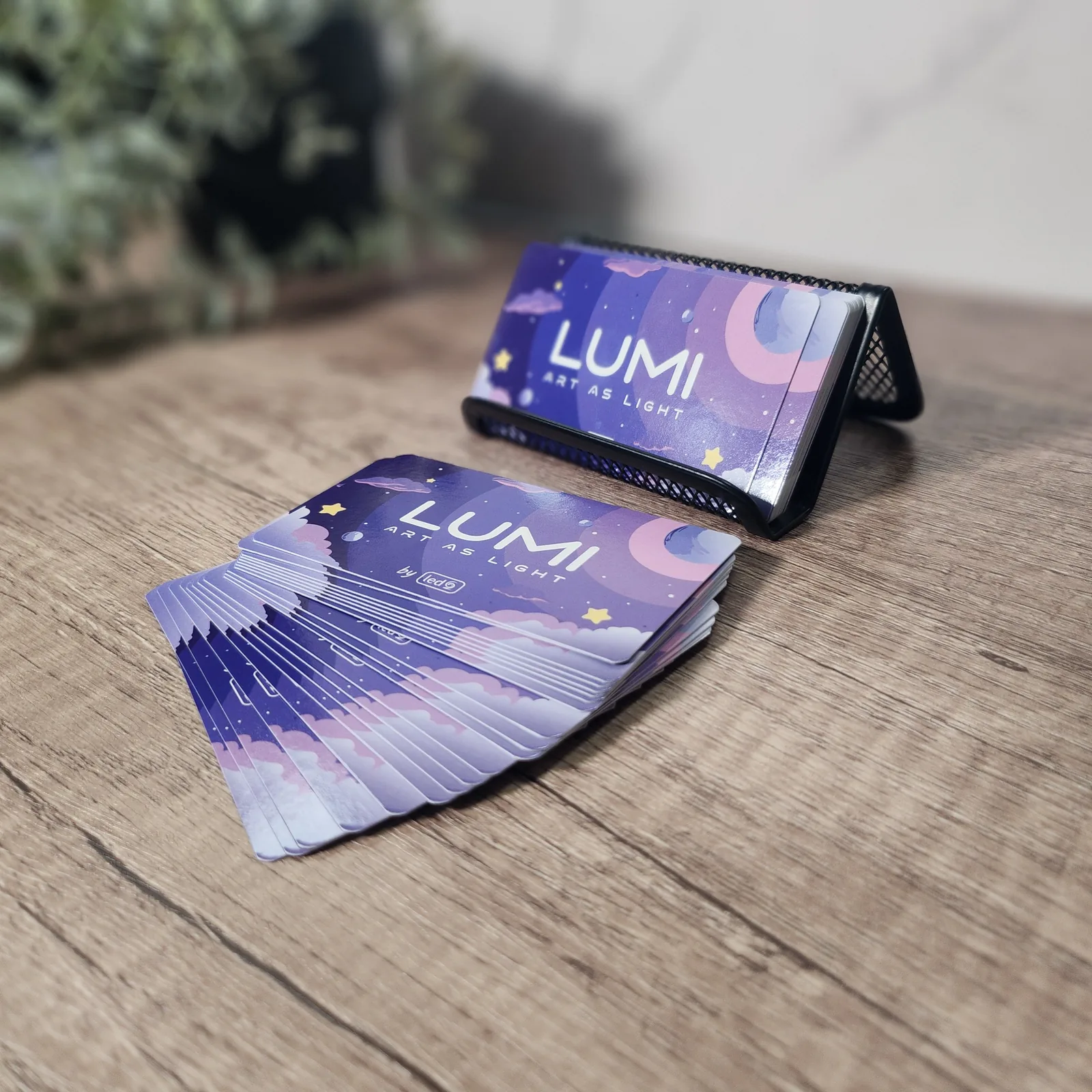 Printed business cards